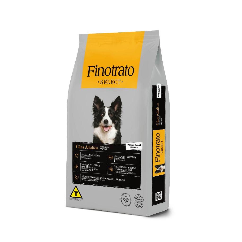 Ração Finotrato Select Premium Especial Cães Adultos Sabor Frango e Cereais 15kg