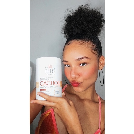 Ativador de Cachos e Creme de pentear Profissional com Macadâmia e Rícino Anti-Frizz 1KG | Vegano