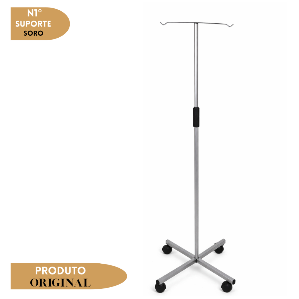 Suporte Pedestal De Soro Com Rodinhas E Altura Regulável 1,9MTx40CM em Oferta na Shopee