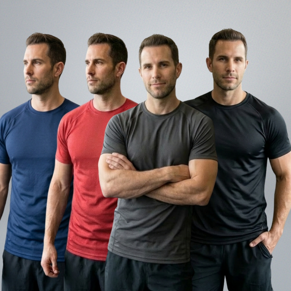 Kit 2 Camisetas Dry Fit Masculina Academia Casual Treino Esportes Exercícios Corrida
