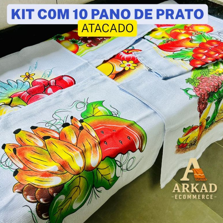 Pano De Prato Estampado Para Cozinha Pano De Copa GIGANTE Envio Rápido