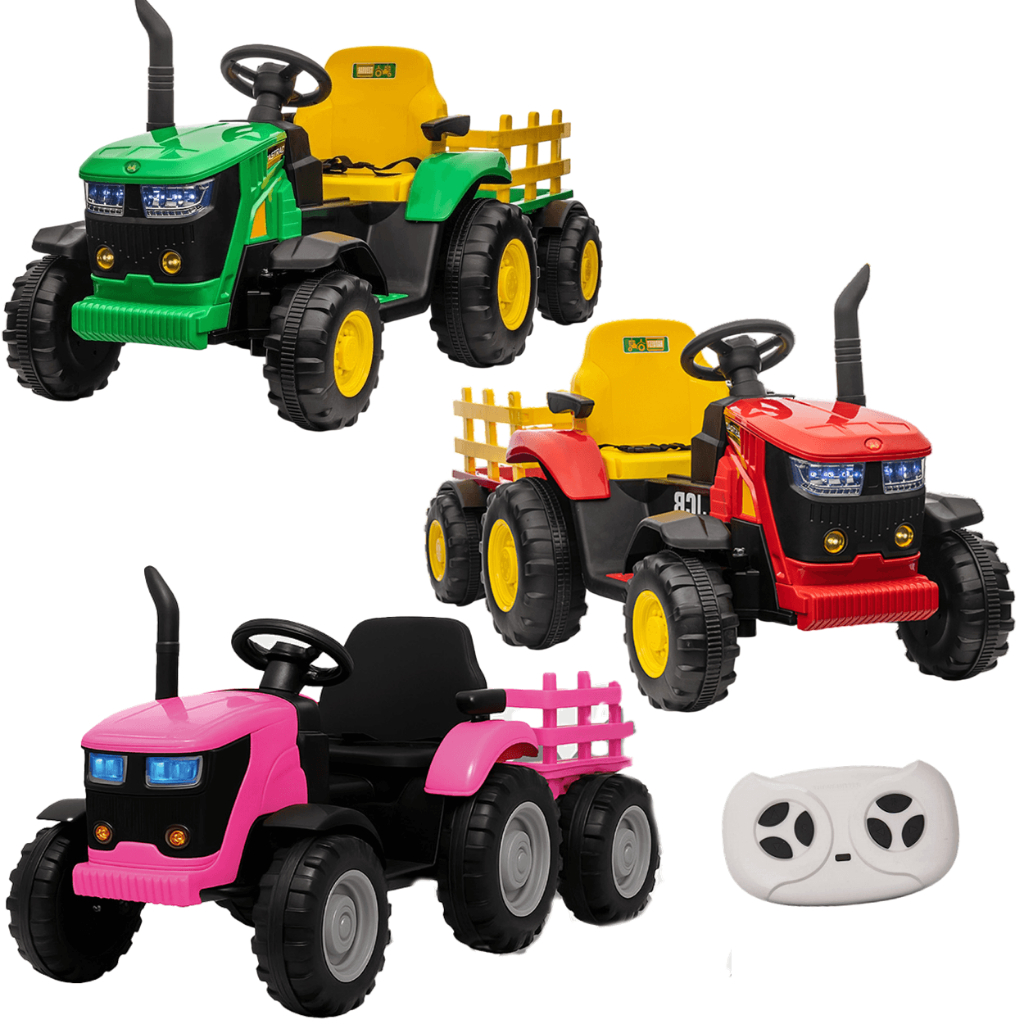 Trator Eletrico Zippy Toys JCB Fastrac 8330 12V Caçamba Controle