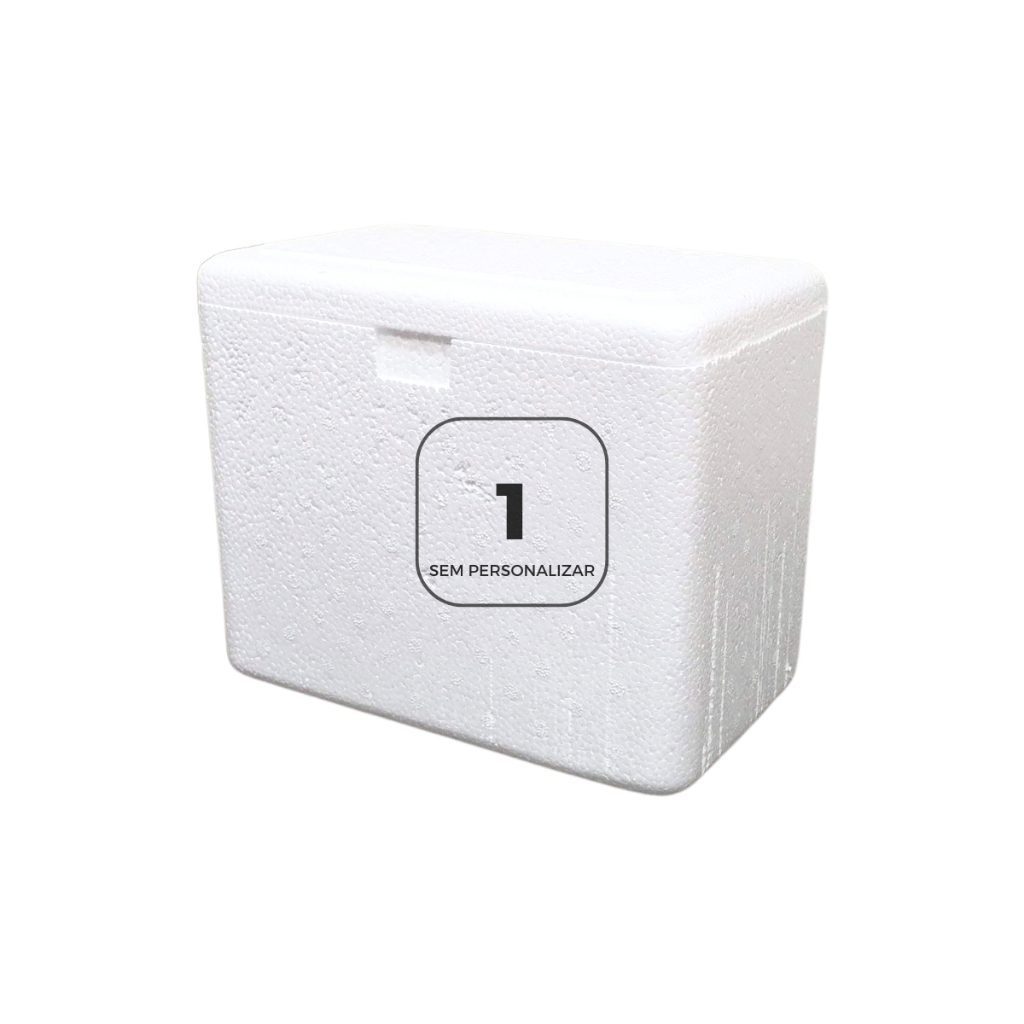 Caixas Térmica de Isopor 3 Litros (22,90 x 18,20 x 14,00cm) em Oferta na Shopee
