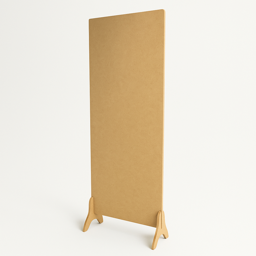 Painel De Madeira Mdf Decoração de Festa Biombo Slim Liso em Oferta na Shopee