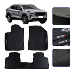 Jogo de Tapete Emborrachado para Fastback 2023 2024 2025 2026 Carpete Premium