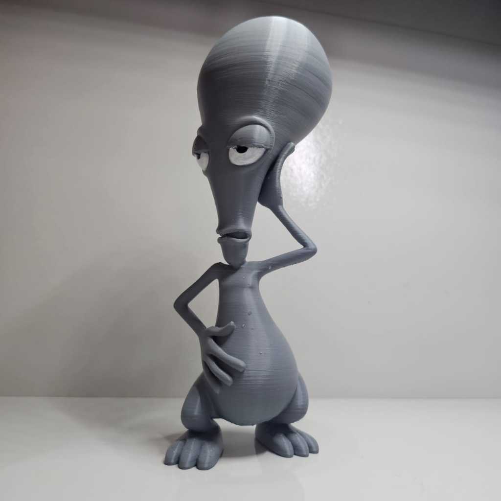 Boneco ET Alien Roger Decoração Alienígena Figure Action Presente Geek