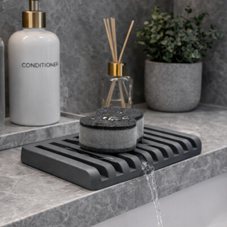 Escorredor Esponja Sabonete C/ Canal de Drenagem – Mantém Seco, Evita Resíduo e Oferece Mais Higiene em Oferta na Shopee