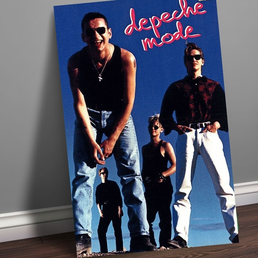 Placa Quadros decorativos | DEPECHE MODE |  20x28 cm | Poster bandas rock
