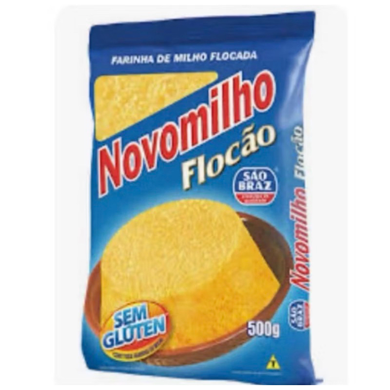 8 Flocão de Milho São Braz 500g Cuscuz Melhor do Nordeste