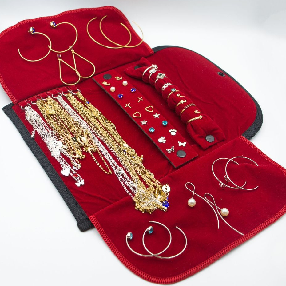 Kit Semi Joias Folheadas 40pçs Atacado P/ Revender + Mostruário