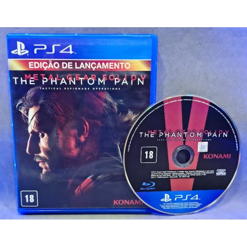 Metal Gear Solid V The Phantom Pain PS4 mídia física Impecável