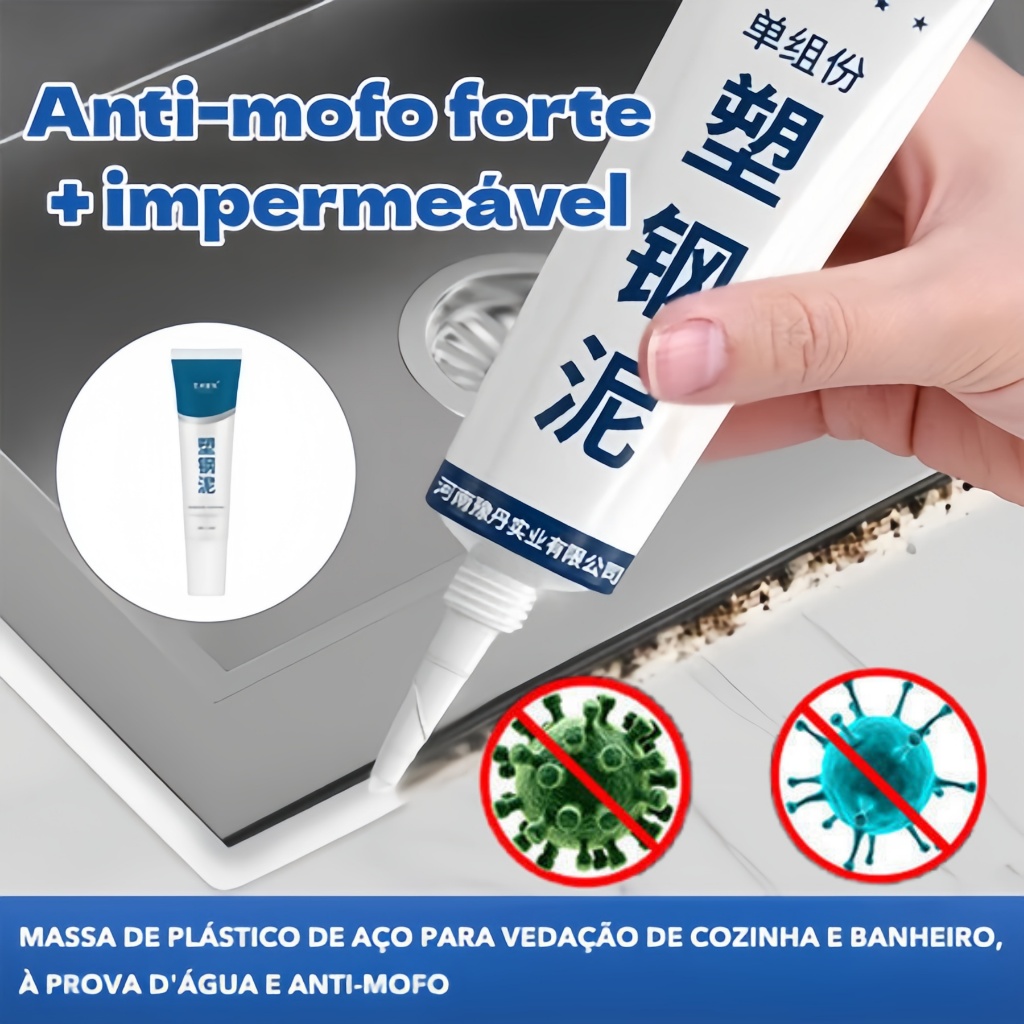 Selante Antimofo e Impermeável para Banheiro e Cozinha Vedação Permanente para Frestas e Junções em Oferta na Shopee