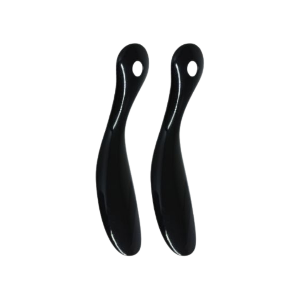 Kit Com 2 Calçadeiras de Sapato 18cm Plástico Resistente Calçador Para Tênis Bota Calçados Acessório Para Calçar em Oferta na Shopee