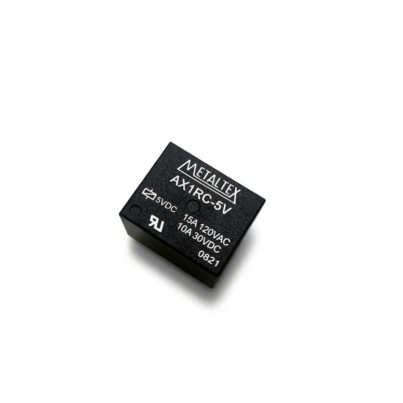 Relé Metaltex AX1RC-5V 15A Original - 5VDC 5 Pinos - 15A 120VAC / 10A 30VDC