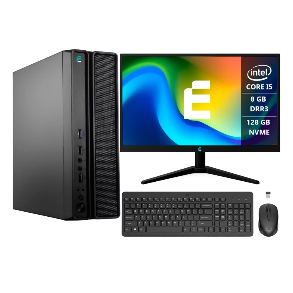 Computador Completo eFacini Prime Intel Core i5 8GB Windows 11 Pro SSD 128GB