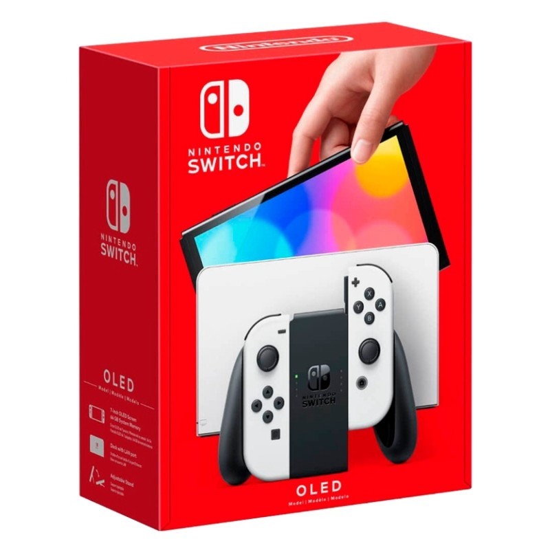 Console Nintendo Switch OLED 64GB - Branco (HEG-S-KAAAA) (Japão)