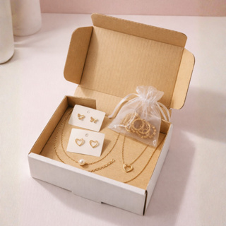 25 Caixas de Papelão 16x11x5 na Cor Branca Montável para Produtos Pequenos e Envios de E-commerce em Oferta na Shopee