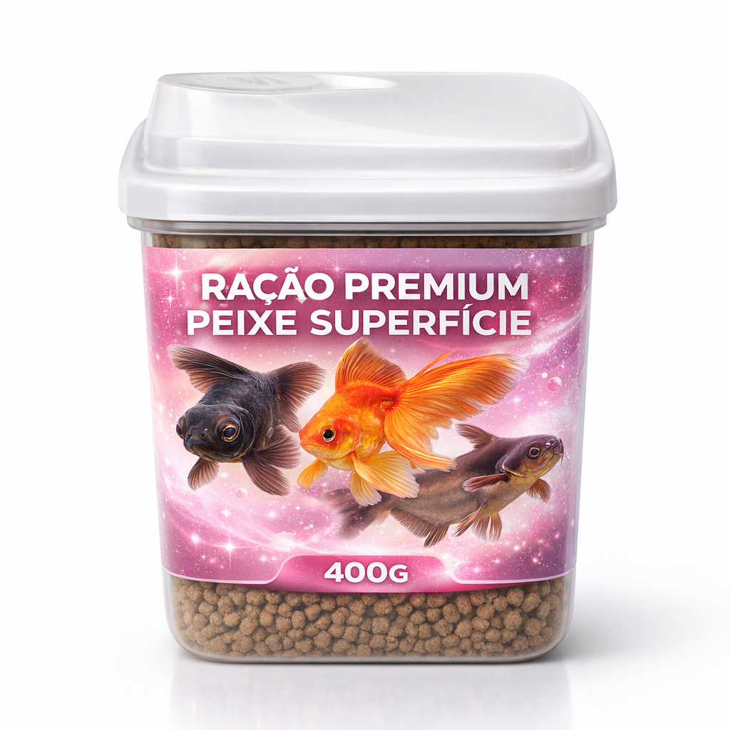 Ração Premium para Kinguio e Panga – Peixes de Superfície