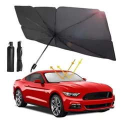 Guarda Chuva Para Brisa Carro Protetor Parasol Tapa Sol Automotivo Retratil Dobravel Protecao UV Termico Com Capa