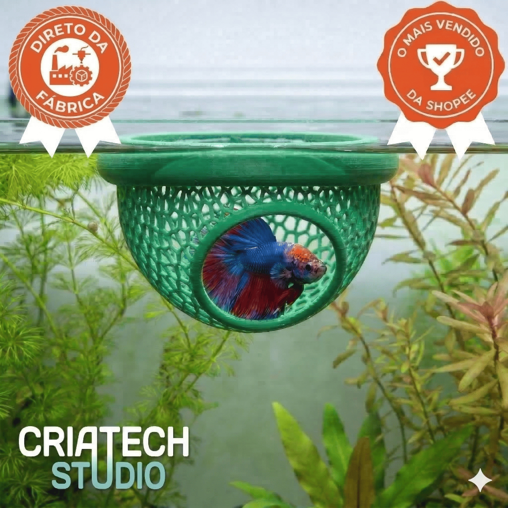 Esconderijo Flutuante para Peixes Betta Toca para Aquário Cama Folha Descanso Aquarismo Decoração em Oferta na Shopee