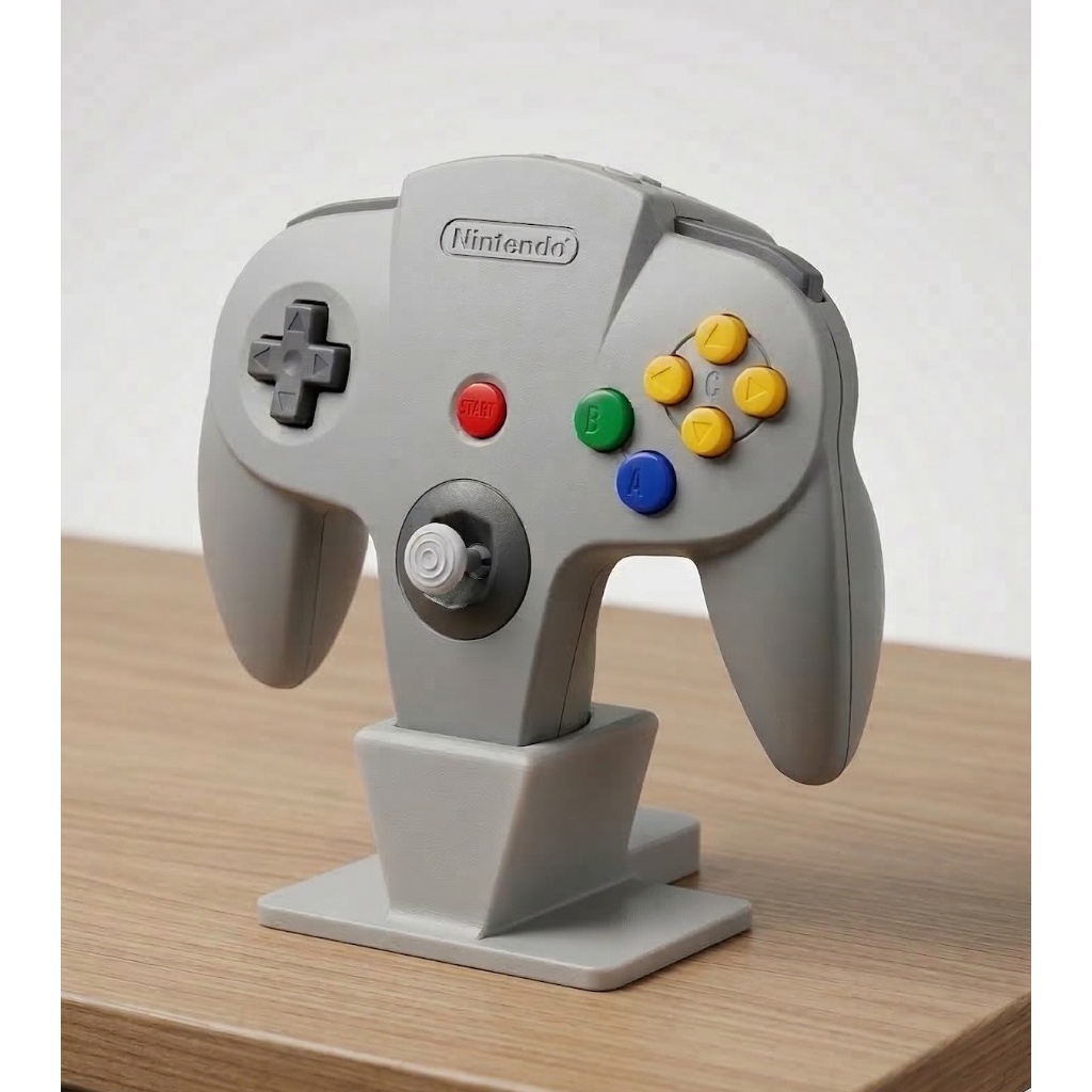 Suporte para controle de Nintendo 64 (Suporte para colocar o controle do N64 na Vertical)