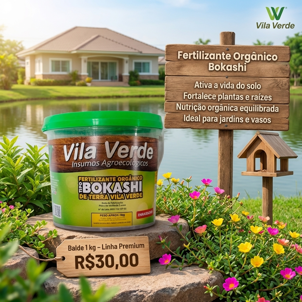 Fertilizante Orgânico Bokashi De Terra 1 Kg em Oferta na Shopee