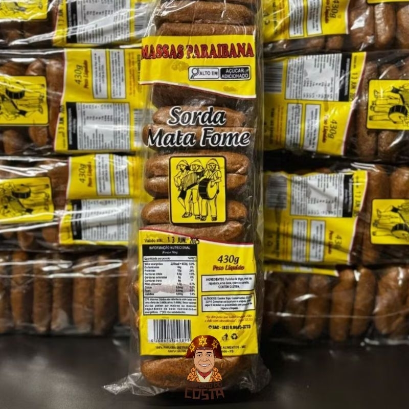 Kits Bolachas Sorda Mata Fome – Delícias Do Nordeste – 430G Bolachão do Norte