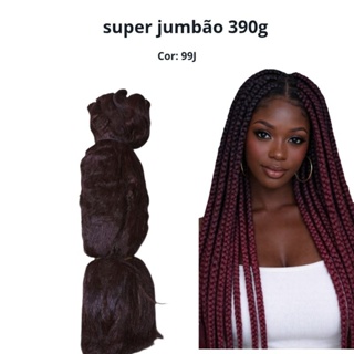 SUPER JUMBÃO 390G 60CM PARA BOX BRAIDS E PENTEADO/ MARCA CHEREY em Oferta na Shopee
