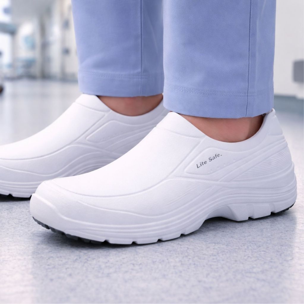 Tenis Antiderrapante Sapato Bb66 Softworks Bico Composite Softworks Branco Confortável Epi Segurança Medico Hospital