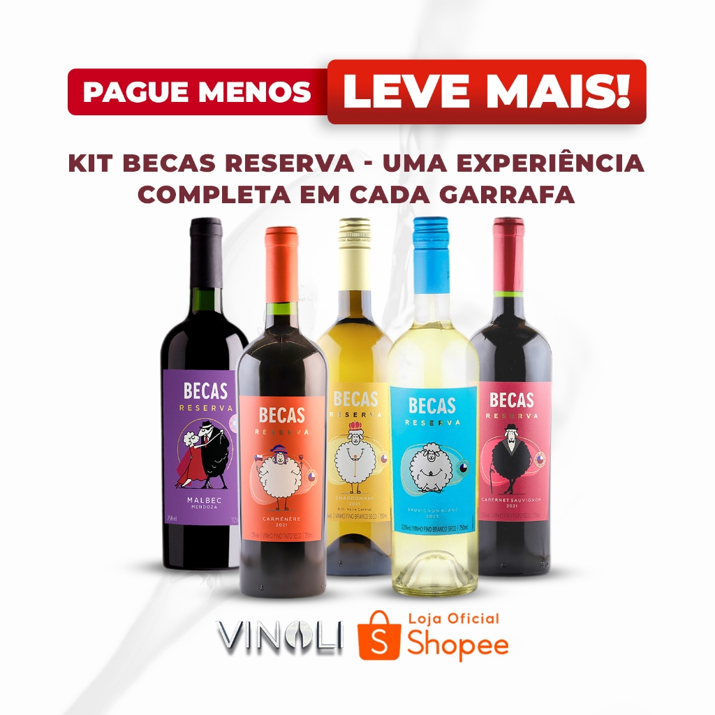 Kit Becas Reserva - Uma Experiência Completa Em Cada Garrafa 