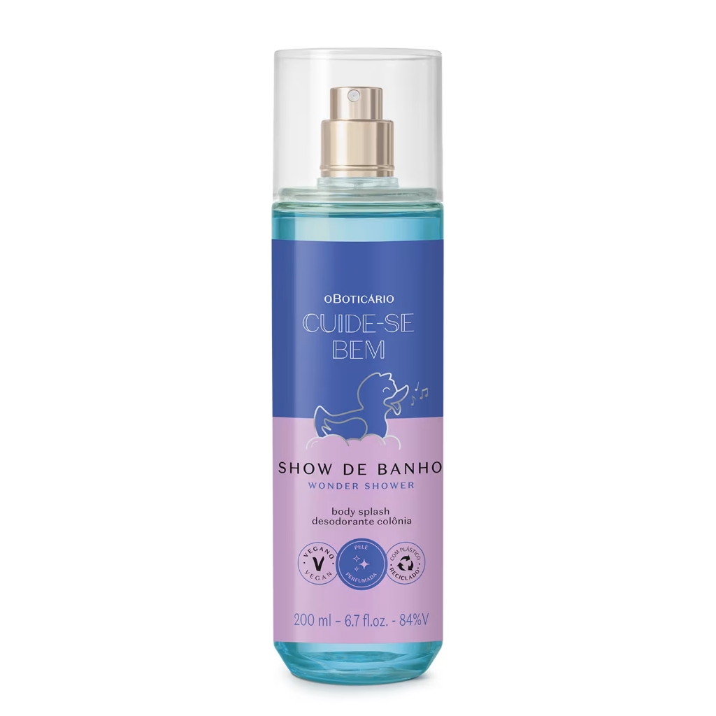 OBOTICARIO Body Splash Desodorante Colônia Cuide-se Bem Show de Banho 200ml- PRODUTO ORIGINAL