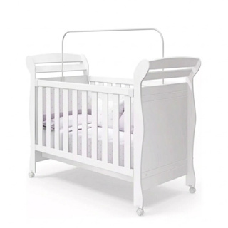 Haste Para Berço Americano Suporte Mosquiteiro Branco Universal 135cm em Oferta na Shopee