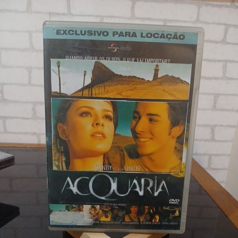 Dvd AcQuaria- Sandy e Junior- Não está Lacrado