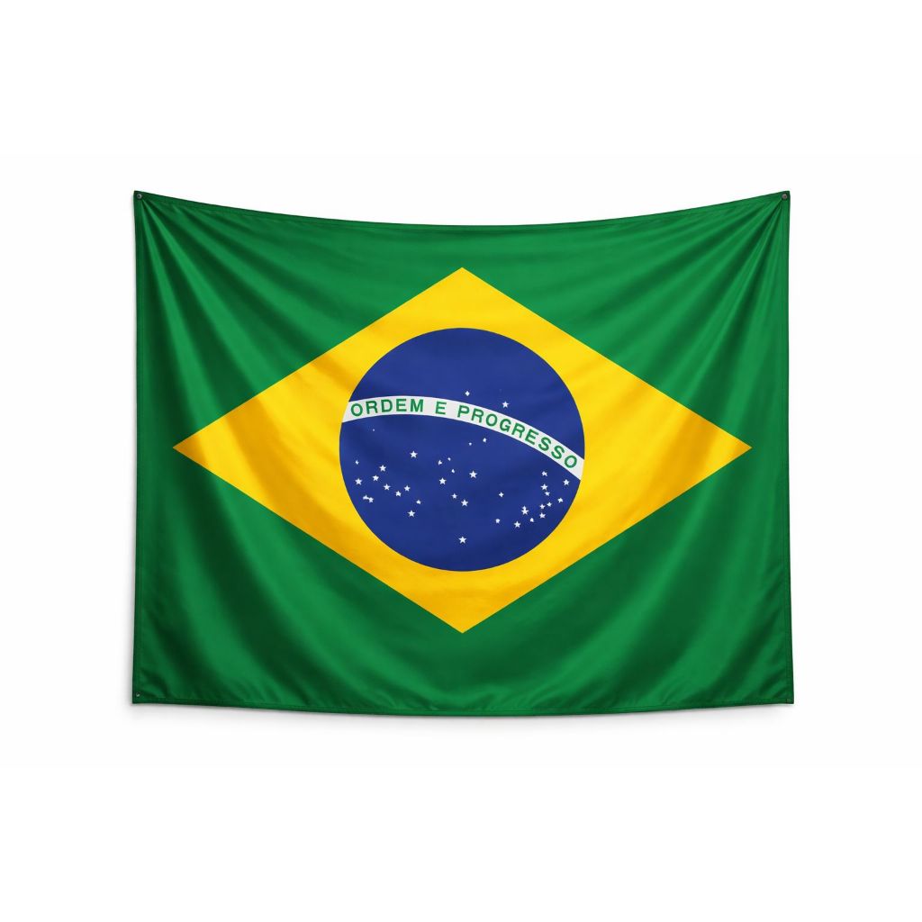 Bandeira Do Brasil Grande 1,50x0,90c Copa Do Mundo Decoração Green