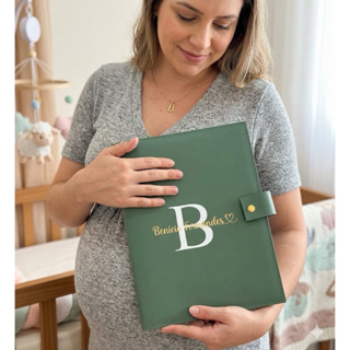 Pasta Pré Natal Porta documentos da Gestante Personalizada em Oferta na Shopee