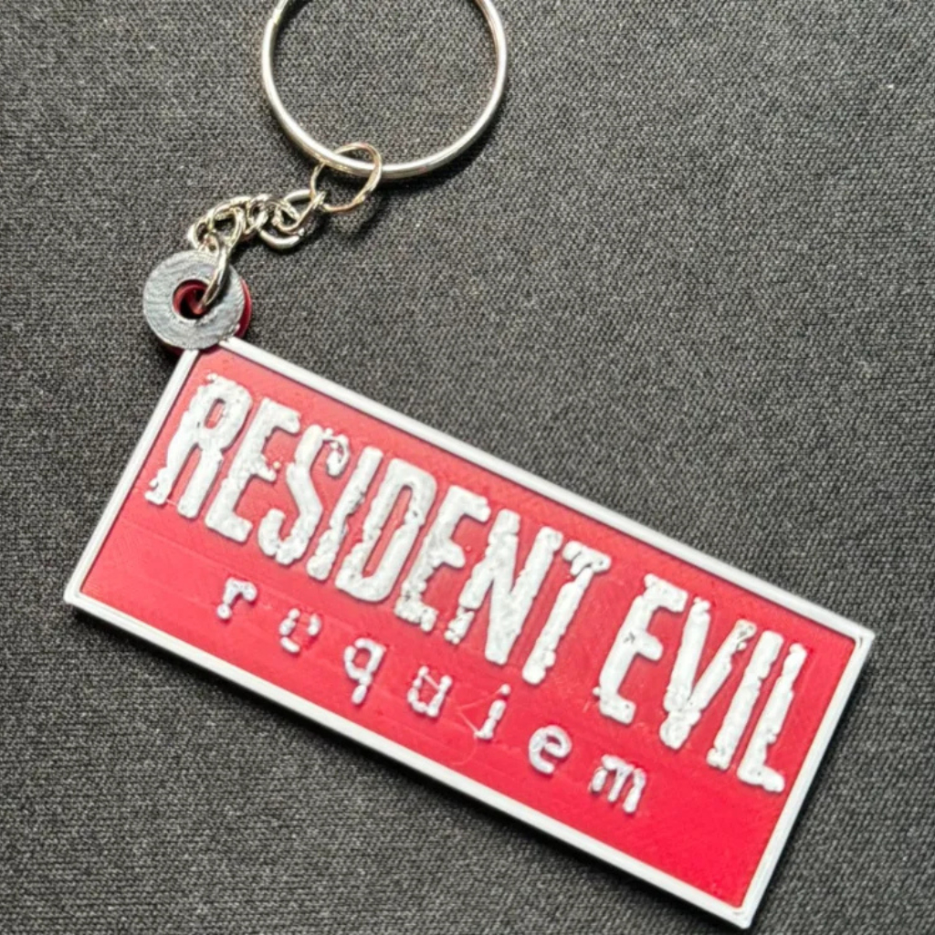 Chaveiro Resident Evil 9 Requiem - Edição Especial Logo Colecionável Leon s. Kennedy🧟‍♂️🔴 em Oferta na Shopee