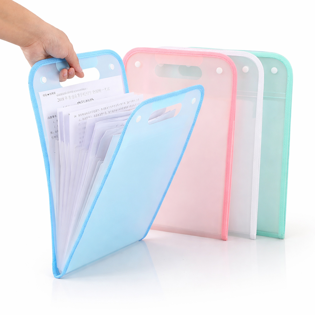 Pasta Sanfonada Organizadora Vertical para Documentos