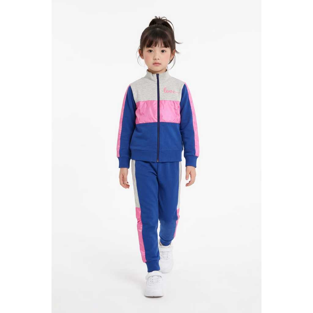 Conjunto Infantil Menina Hrradinhos | Blusa de Moletom com zíper + Calça de Moletom | Peluciado | Inverno  | Tamanho: 4