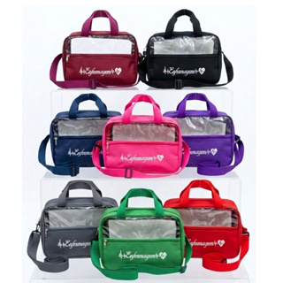 Bolsa Tradicional para Enfermagem Colorida Bordada com Alça de mão e Tiracolo - Modelo Profissional em Oferta na Shopee