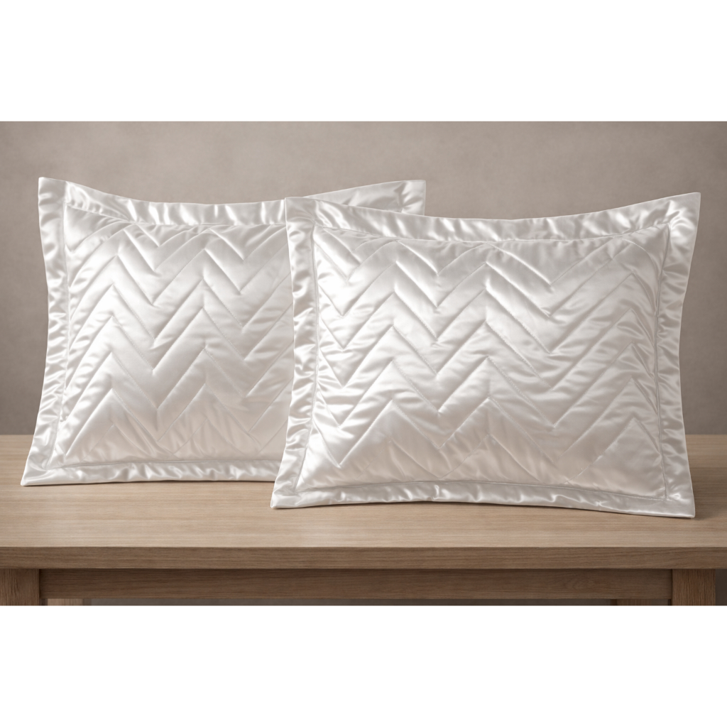 Par de Portas Travesseiros Cores Lisas Cetim Matelado em Oferta na Shopee