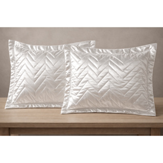 Par de Portas Travesseiros Cores Lisas Cetim Matelado em Oferta na Shopee