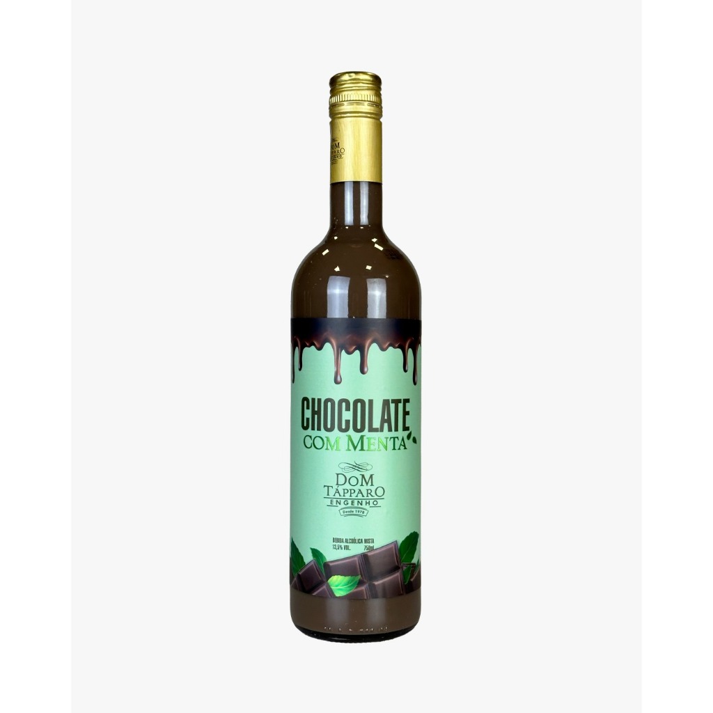 Bebida Alcoólica Mista de Chocolate com Menta Dom Tapparo 750ml