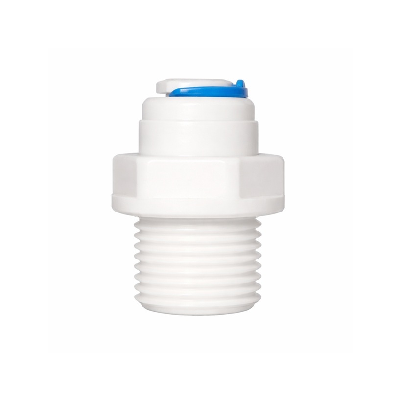 Conector Reto Engate Rápido 1/4 Rosca Macho 3/8 Para Filtro Água Mangueira