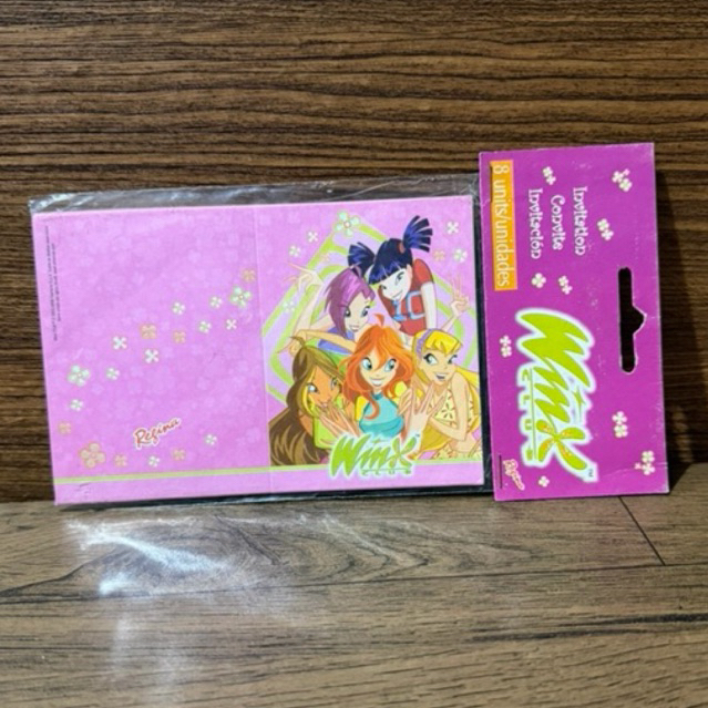 Convite de festa Club Winx anos 2000 Regina 8 unidades