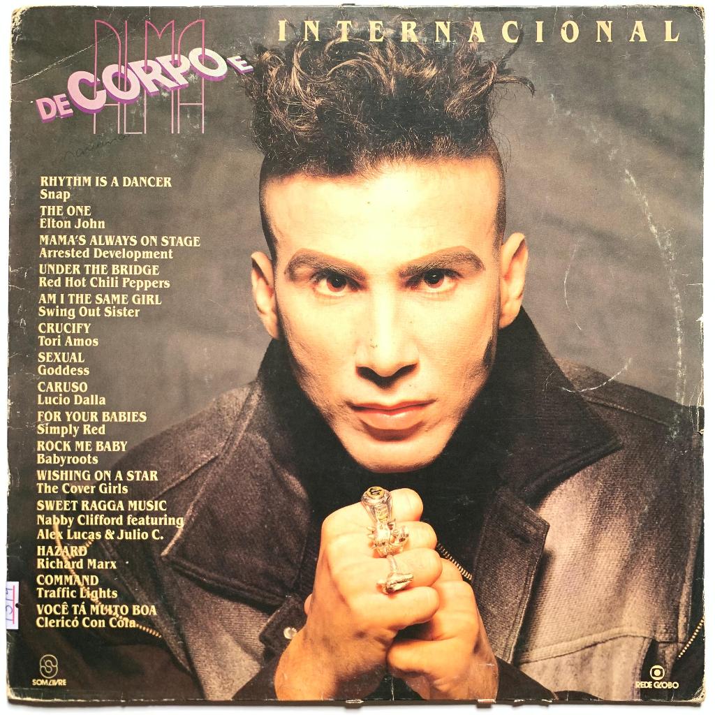 Disco de Vinil LP - De Corpo e Alma - Internacional - 1992