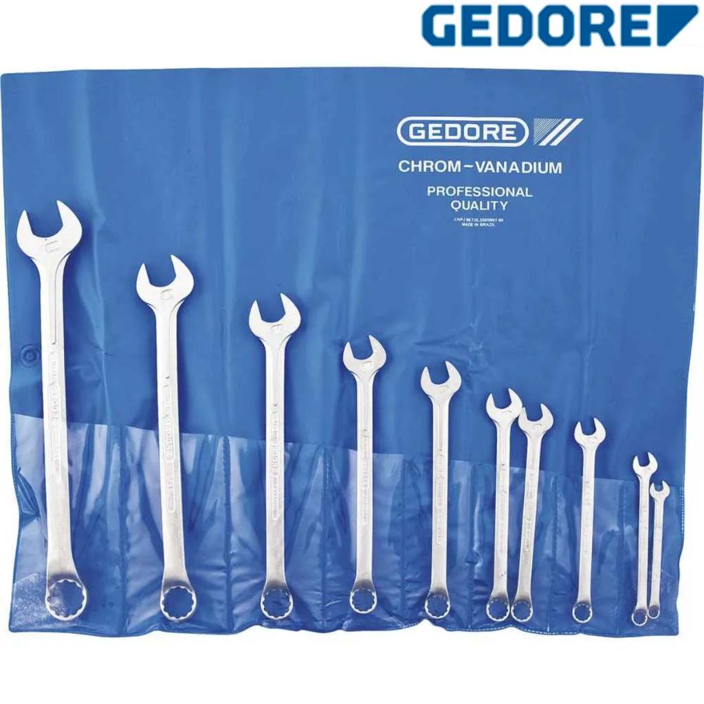 JOGO DE CHAVE COMBINADA 6 A 22MM BLUE- 10PÇS 1B-10M GEDORE