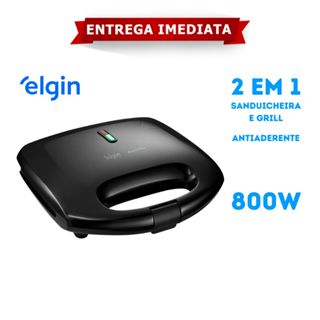 Sanduicheira Grill Elgin 800w 2 em 1 Antiaderente em Oferta na Shopee