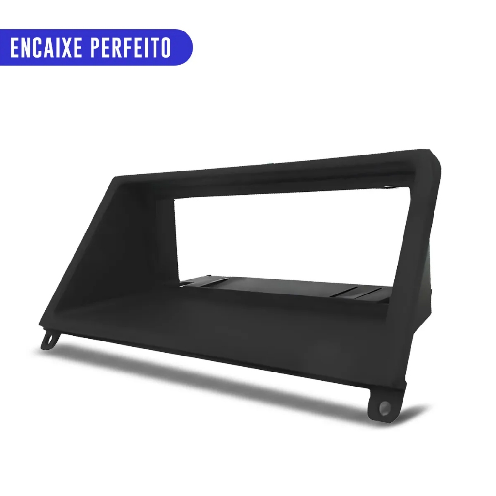 Moldura Painel Central Radio Tempra 95 96 97 98 99 Preto · foto 2