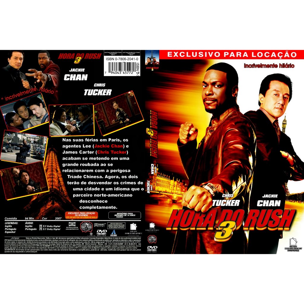 A Hora Do Rush 3 Jackie Chan dublado e legendado autorado fã made Da primeira vez, Lee (Jackie Chan) era um estranho no