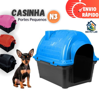 CASINHA CACHORRO N3 PORTE PEQUENO CASA IGLU COM PROTEÇÃO RAIOS UV DESMONTÁVEL LAVÁVEL em Oferta na Shopee